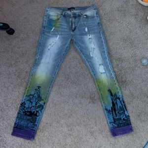 Amiri graphic jeans
